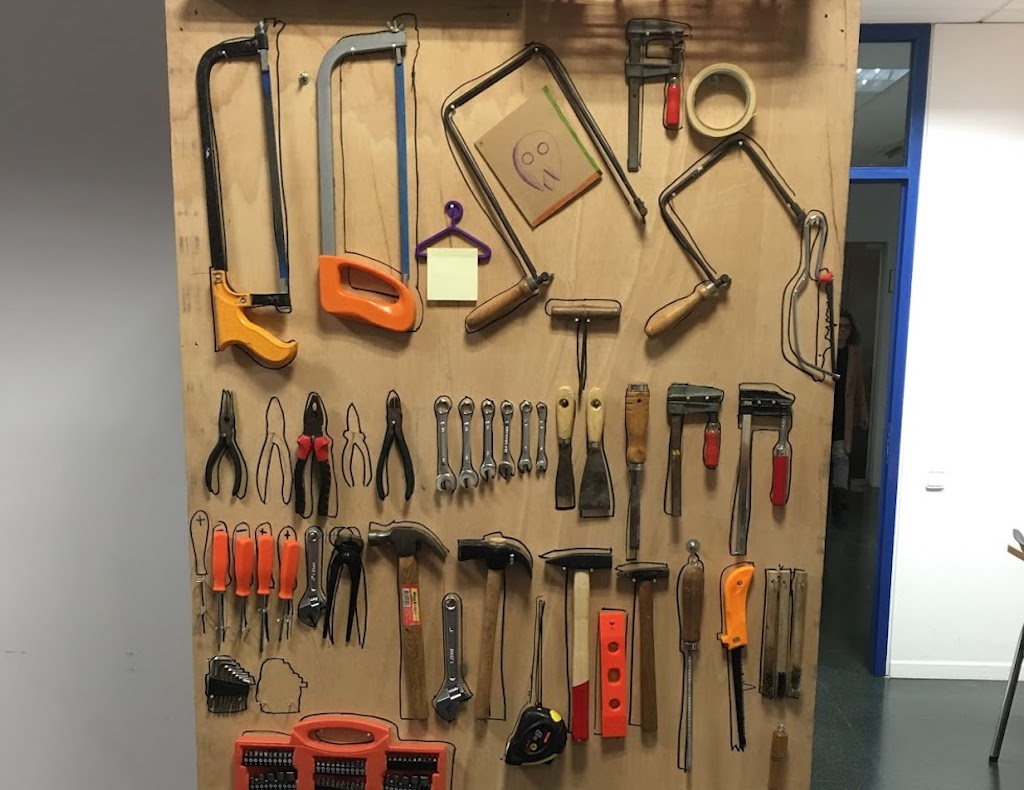 Banco de herramientas de Maker Convent Barcelona